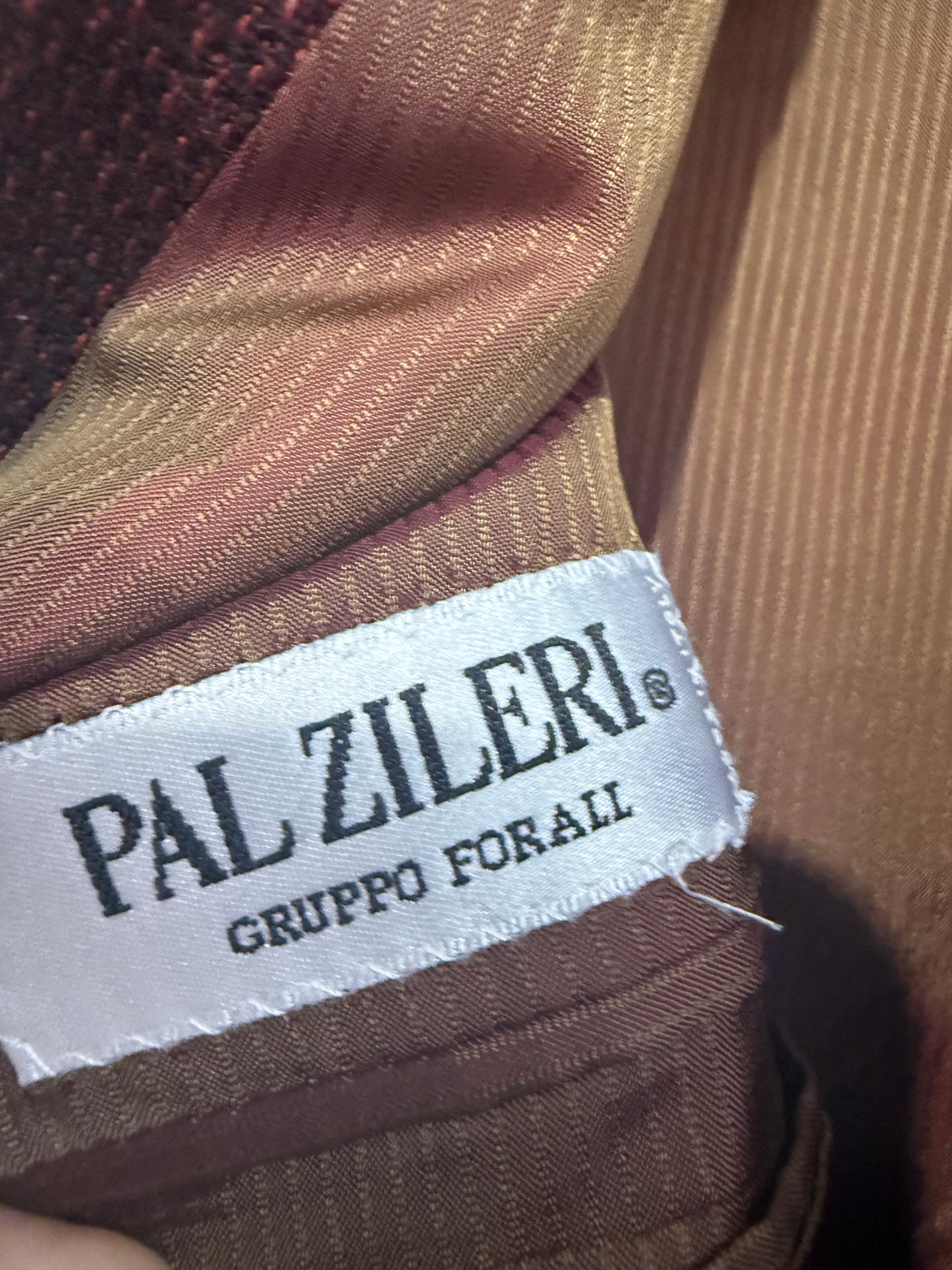 Vintage 90s Pal Zileri button up blazer/ jacket. Wool. Burgundy. 44” chest.