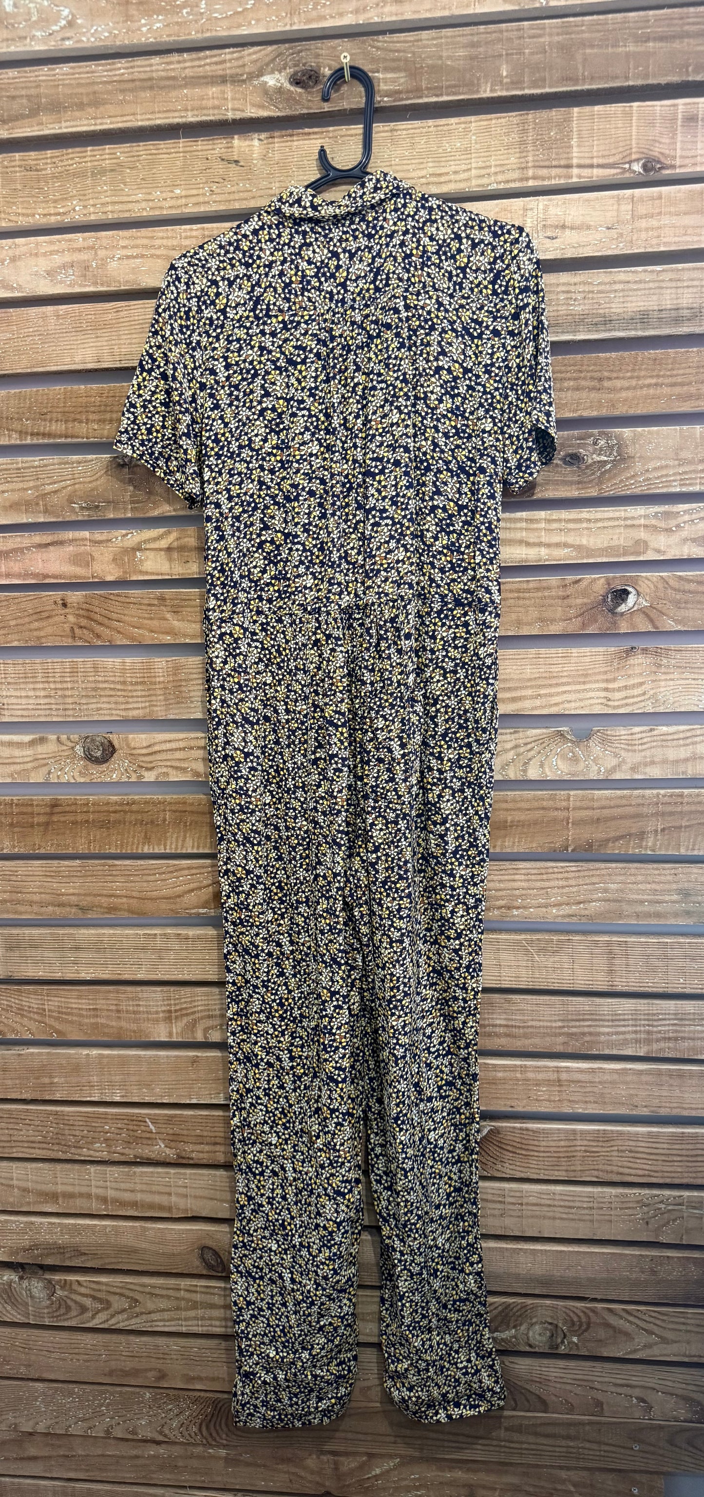 Noa Noa floral jumpsuit. Peter Pan collar. Free sizing. 38 label.