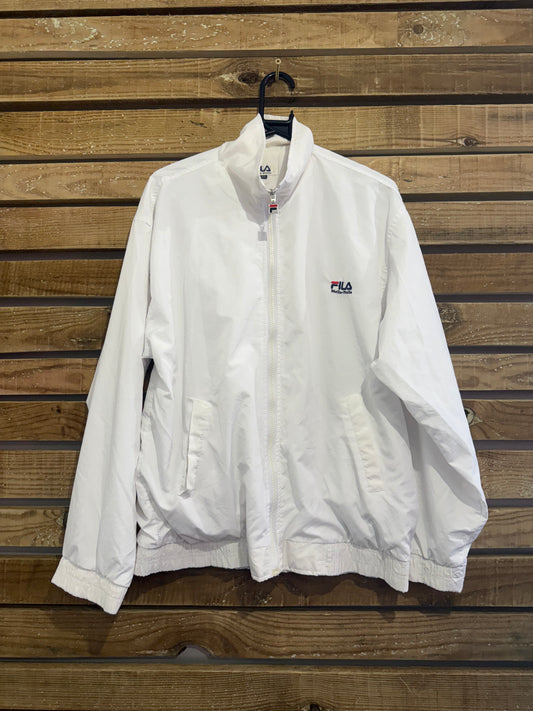 Vintage 80s Fila Italia zip spell-out jacket. Size Large. Festival.