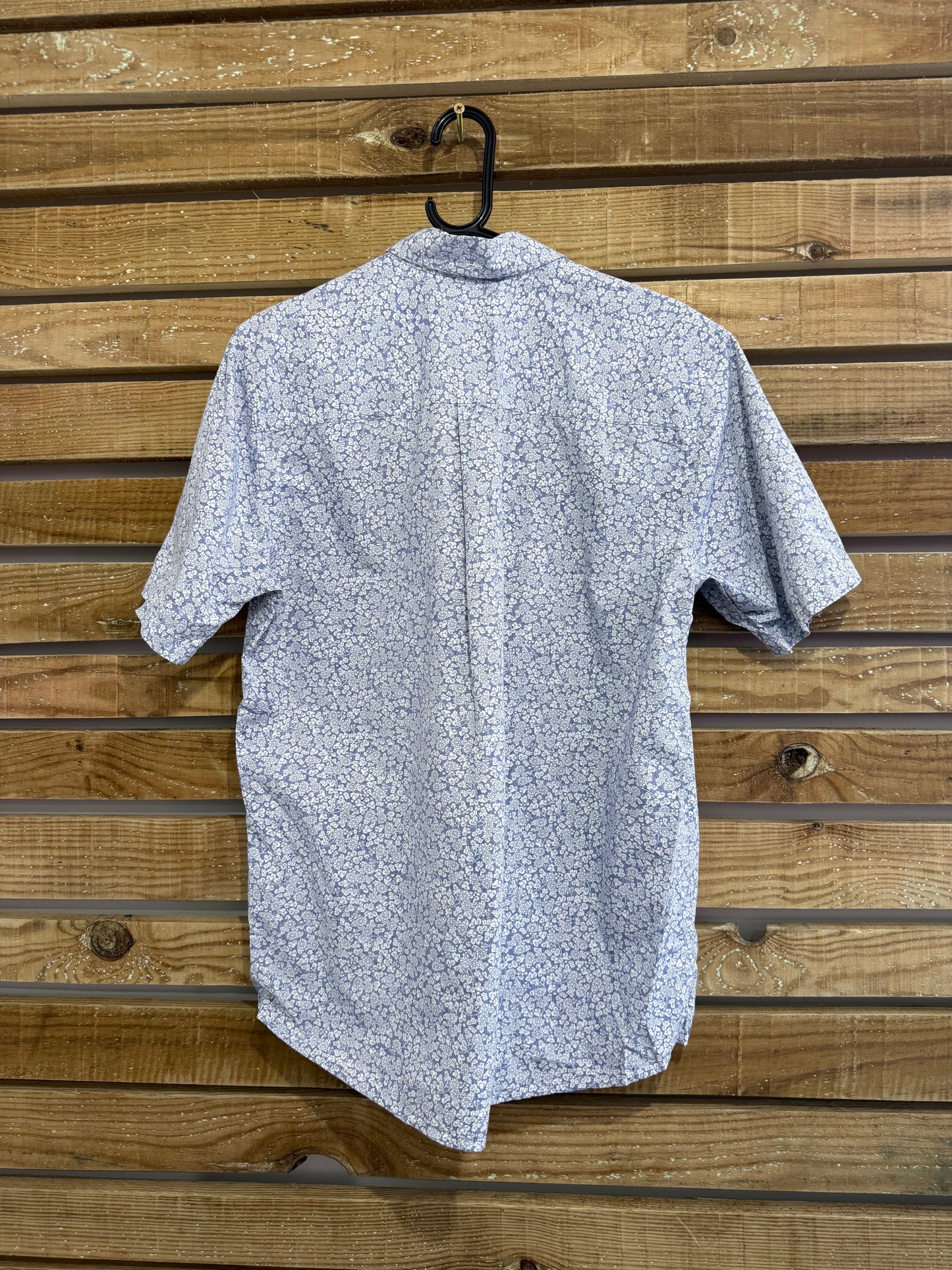 Vintage 90s Carhartt floral print button up shirt. Summer. Size Large.