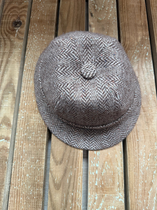 Vintage 90s Kangol Wool Tweed Hat.