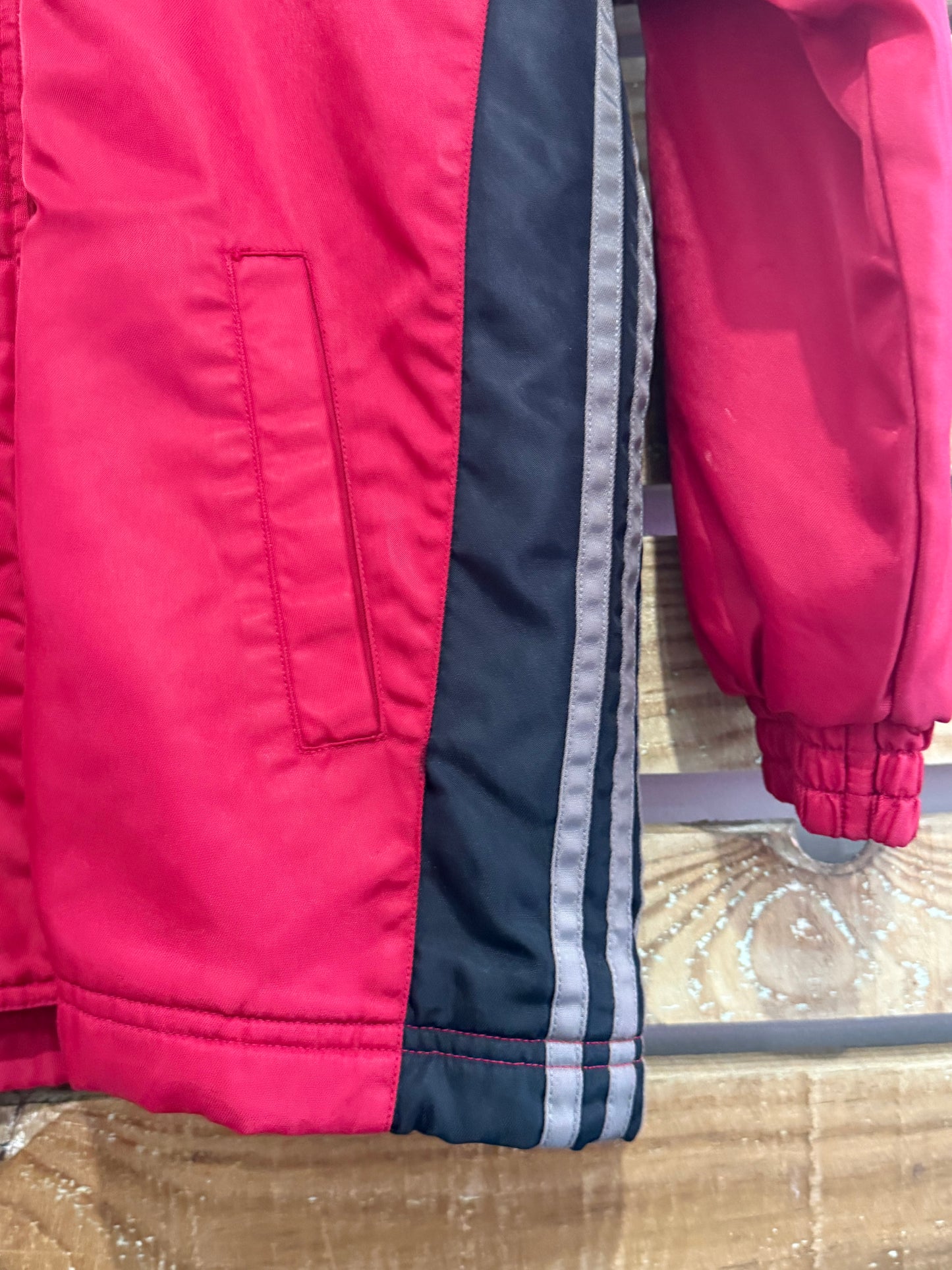 Vintage 90s RARE Adidas Varsity/ College Shell Jacket. Size Small.