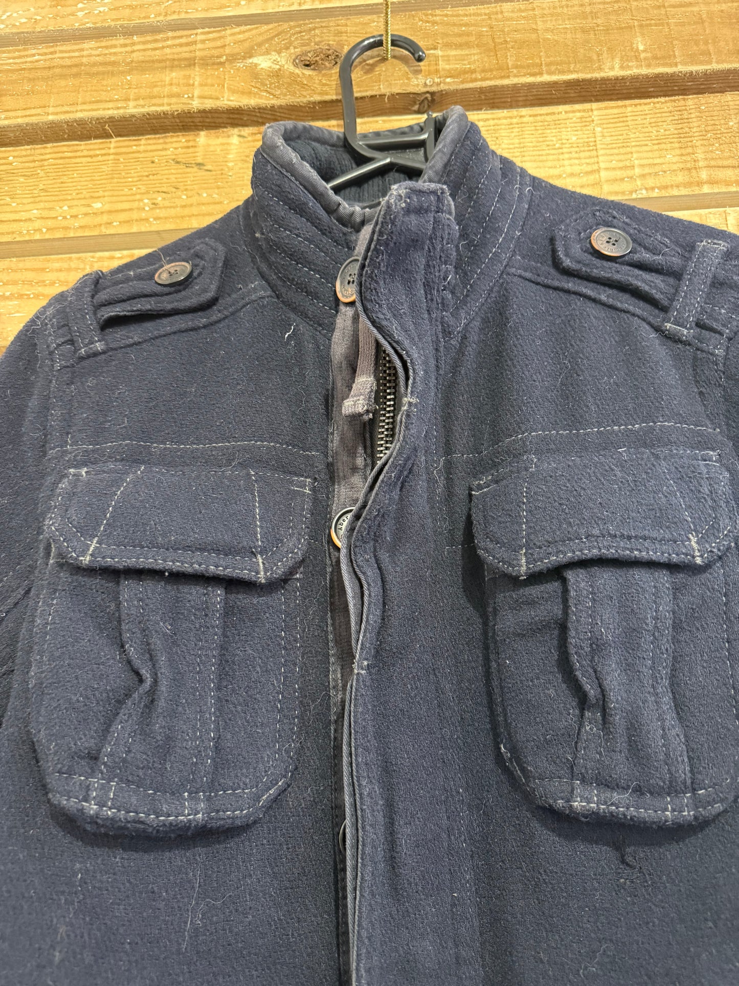 Vintage Y2K Abercrombie & Fitch Utility Field Jacket. Size Small.