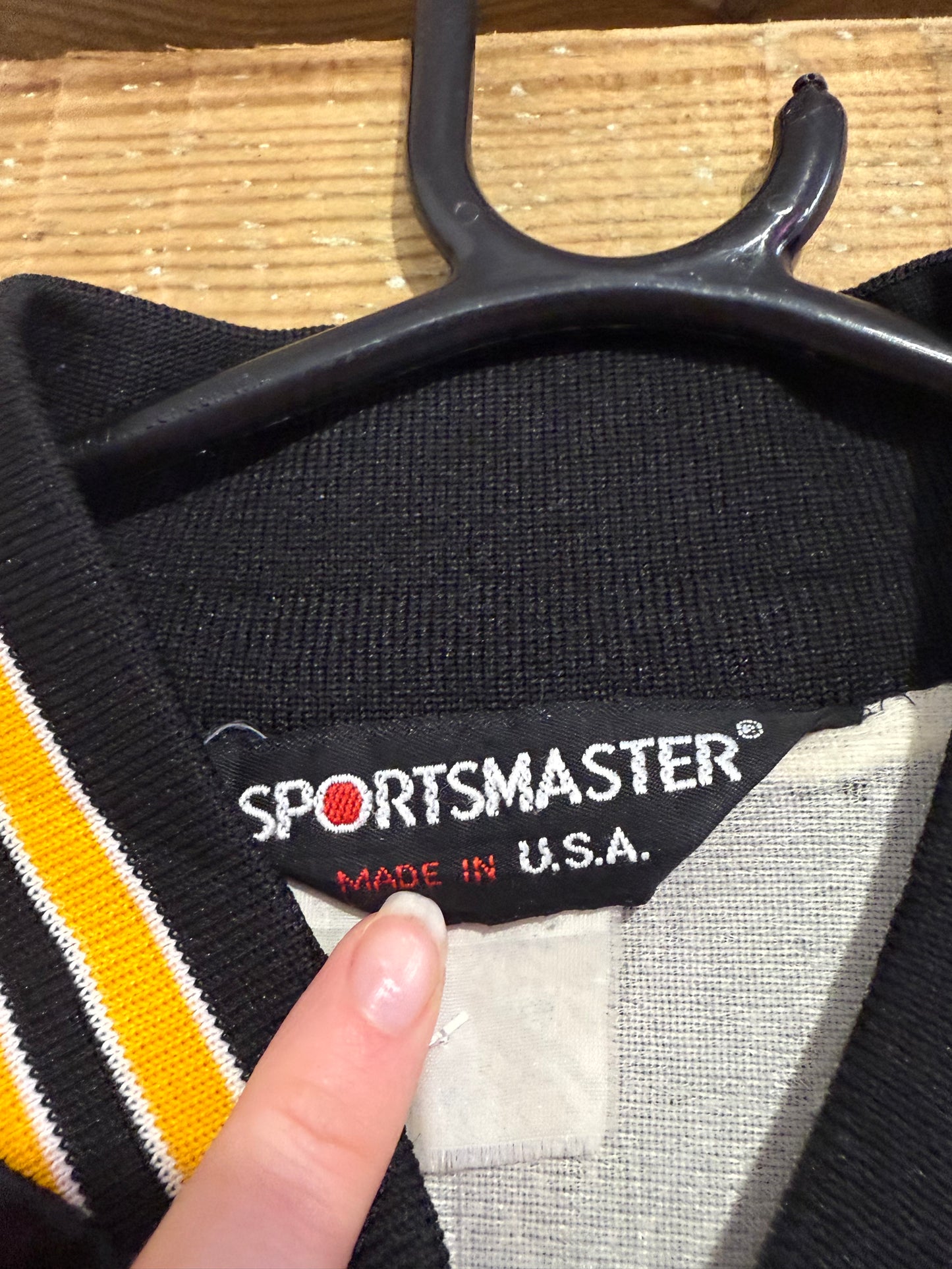 Vintage 80s Ford satin bomber jacket. Sportsmaster USA. Size XL. Racing