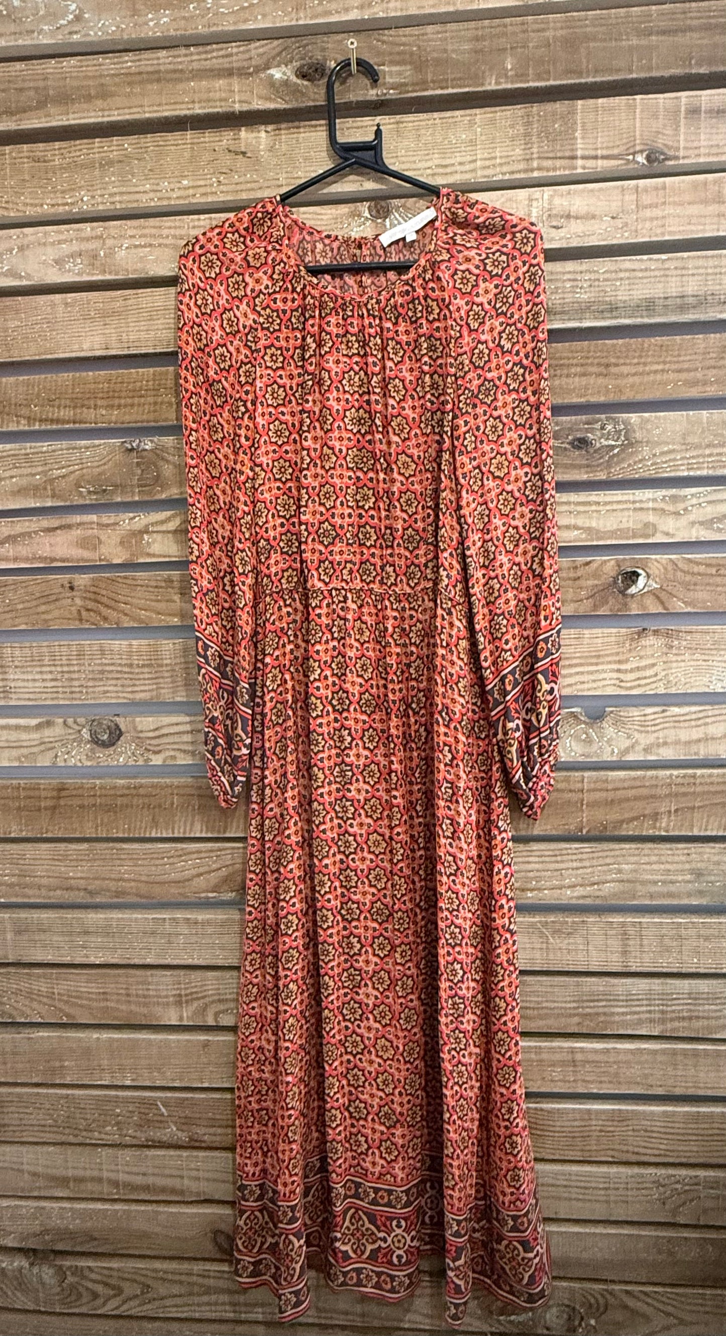 Vanessa Bruno maxi dress. 70s style. Summer/evening/wedding. Boho/ Hippy. Size 10.