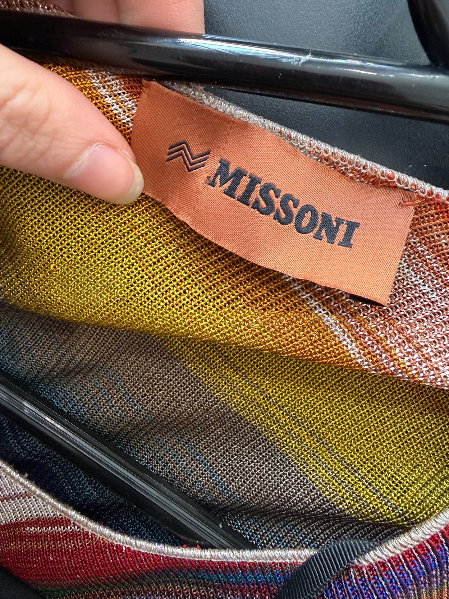 BNWT Missoni multicoloured knit metallic maxi dress. Summer/ beach/ holiday. IT46, free sizing.