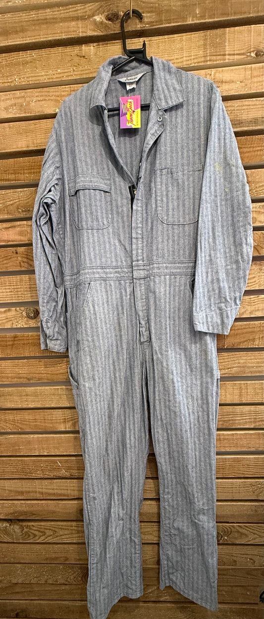 Vintage 80s Roebucks USA boilersuit. Workwear. Size 42R.