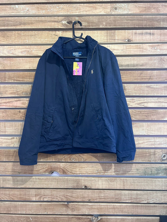 Vintage 90s Ralph Lauren zip up Harrington bomber Jacket. Sports/ Golf/ Festival. Large