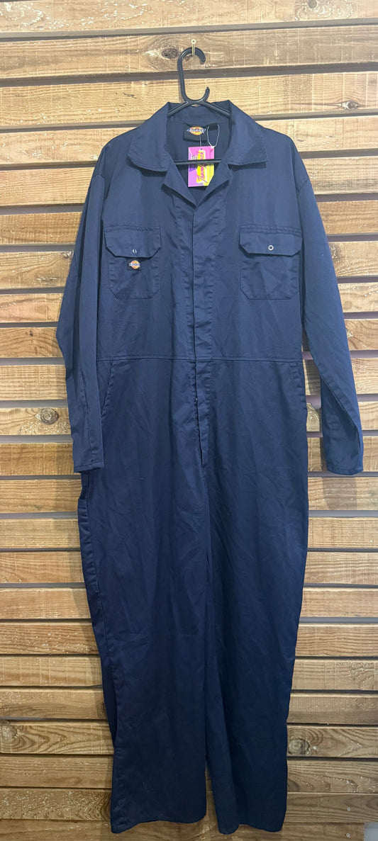 Vintage 90s Dickies navy boilersuit. Workwear. Size Large.