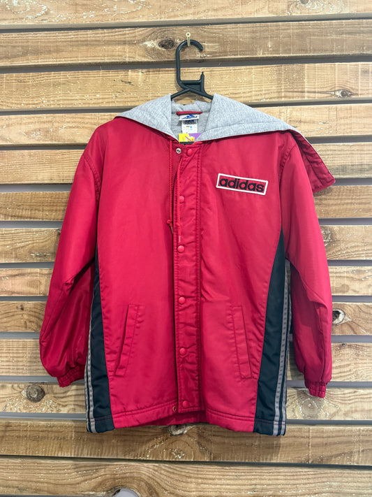 Vintage 90s RARE Adidas Varsity/ College Shell Jacket. Size Small.