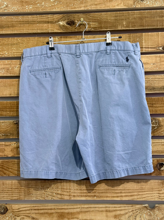 Vintage 90s Ralph Lauren chino cotton shorts. 38” waist. Blue. Golf/summer/holiday.