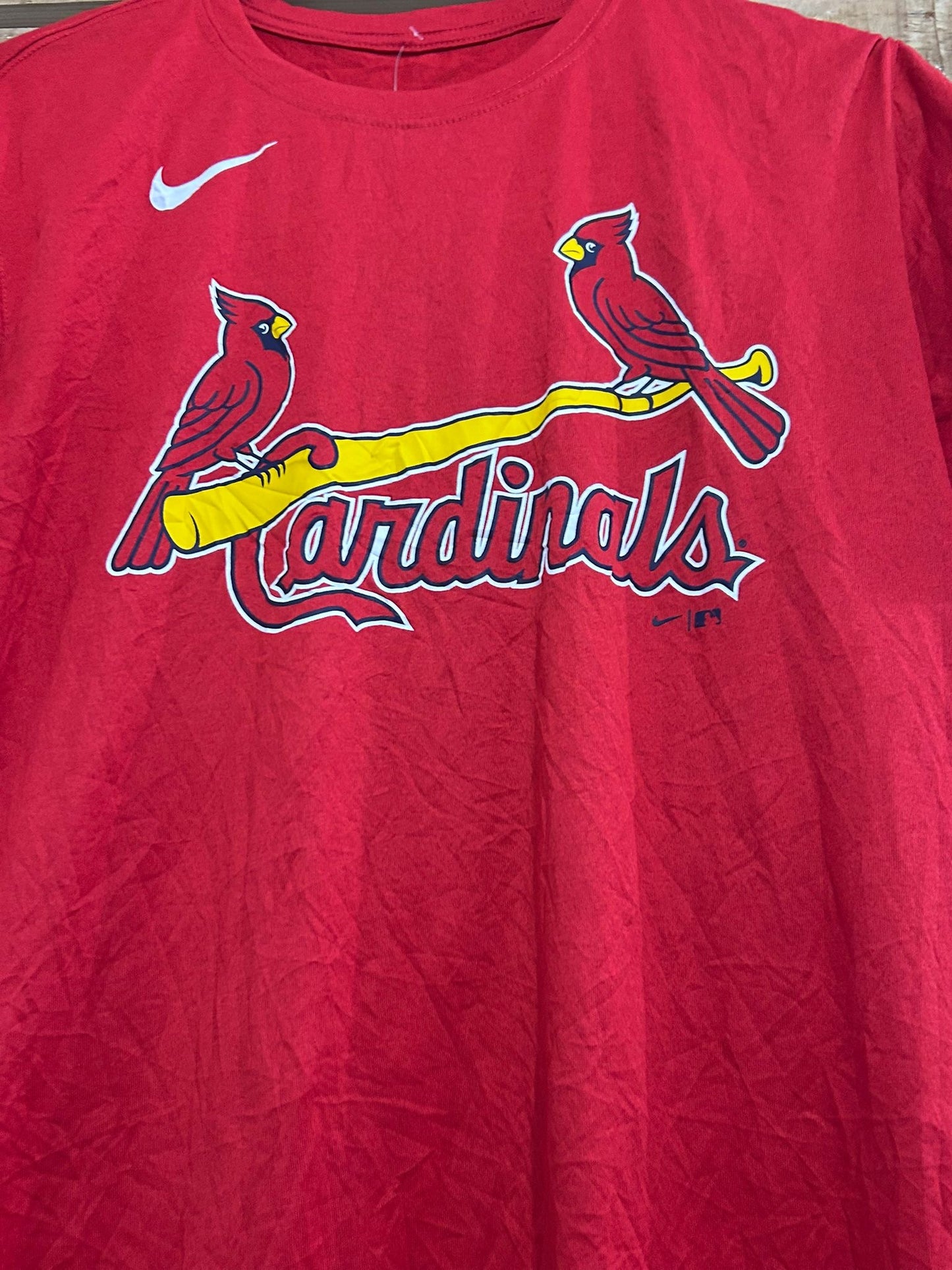 Vintage Y2K Nike Cardinals NFL USA American spell-out football t-shirt. Size medium