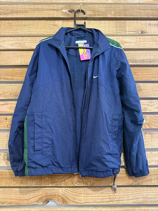 Vintage 90s Nike zip up windbreaker/ shell track jacket. Size Medium. Festival.