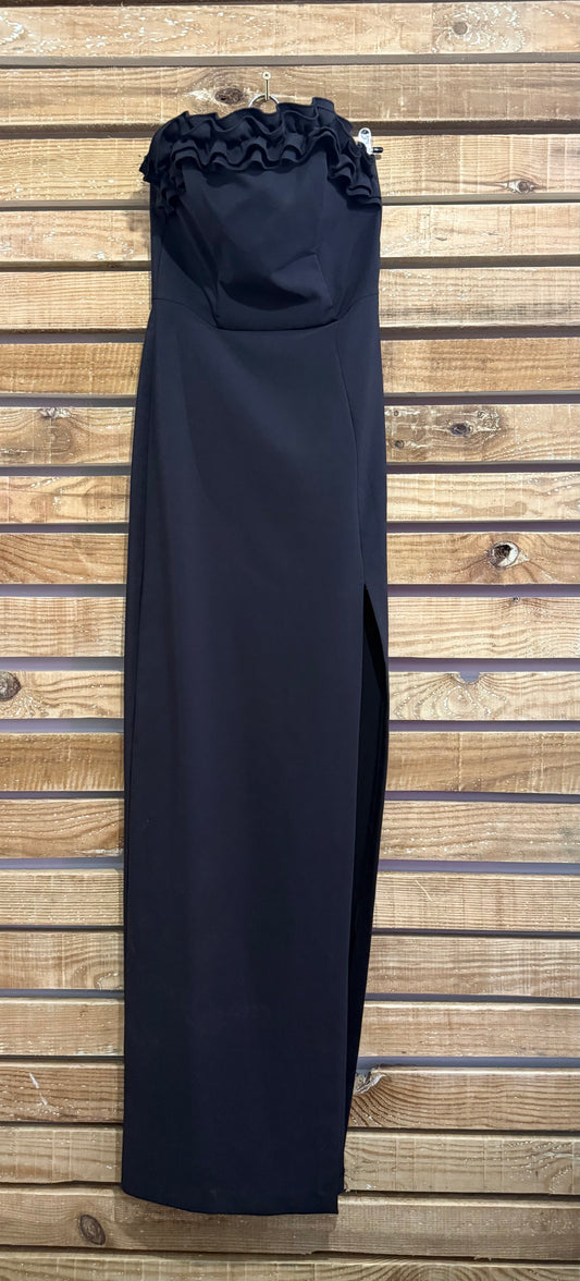 Vintage Y2K Miss Selfridge strapless evening/ ball gown dress. Size UK6