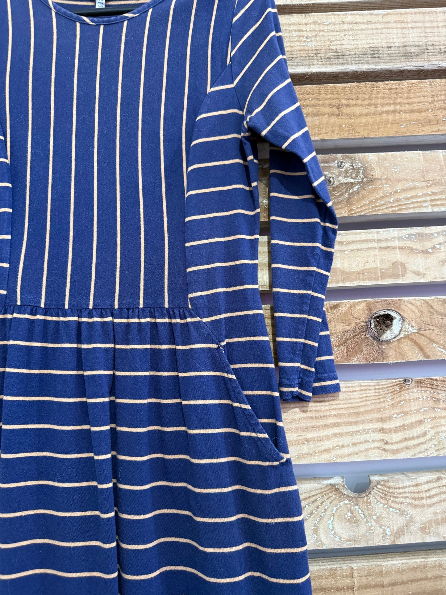 Joules T-shirt long sleeved dress. Pockets. Size 10
