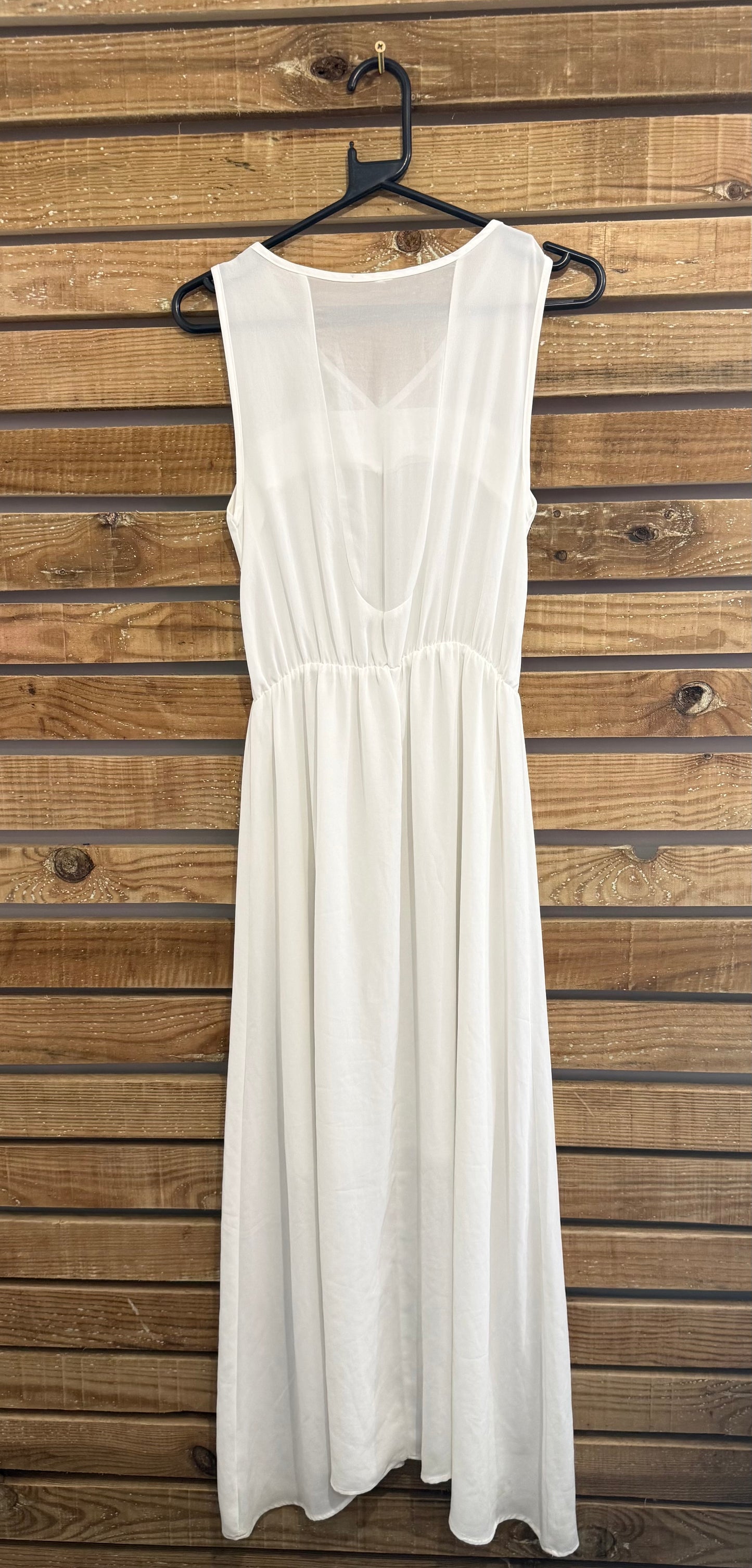 Maje summer sheer detail maxi dress. Summer/ festival/ evening/wedding. Size 8.