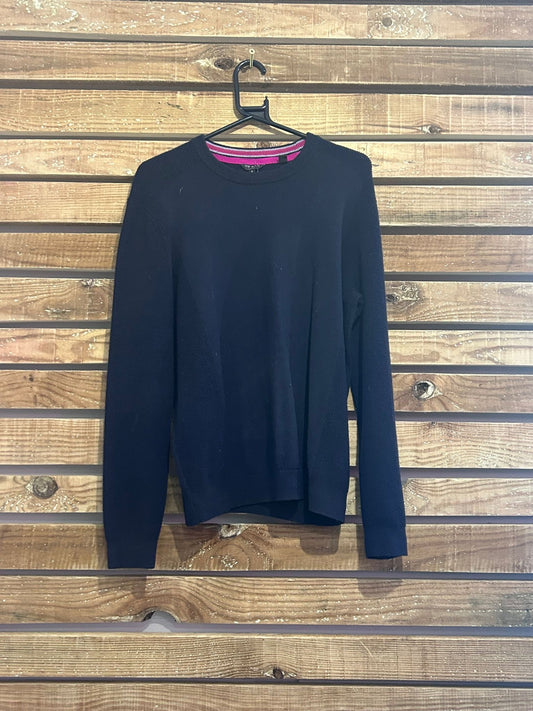 Ted Baker knit jumper/ sweater. Navy blue. Size medium