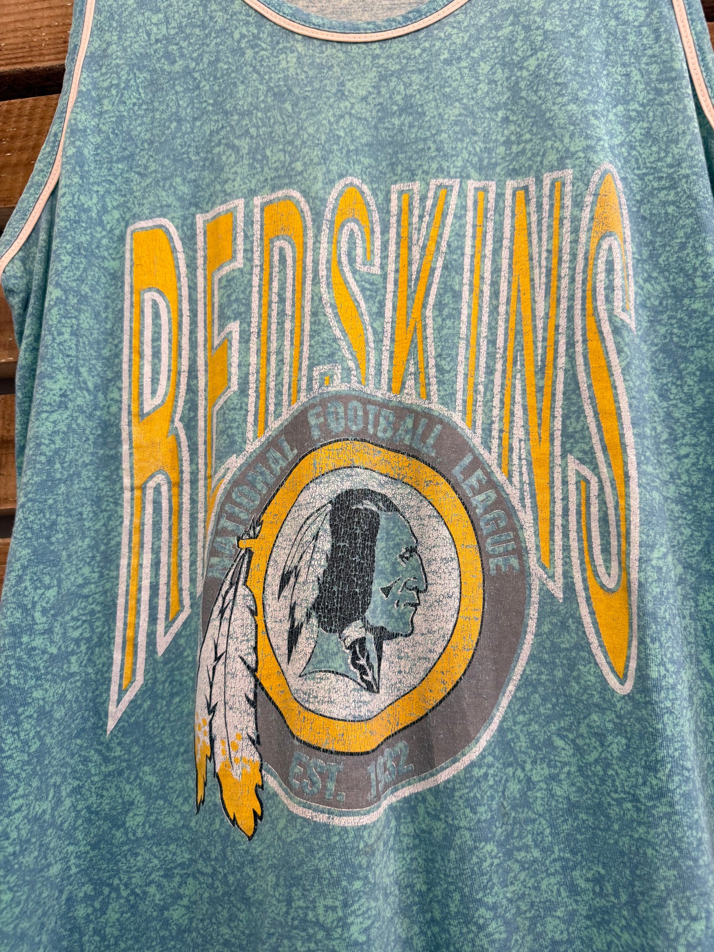 Vintage 90s Redskins NFL Vest. USA/ Football Size Small.
