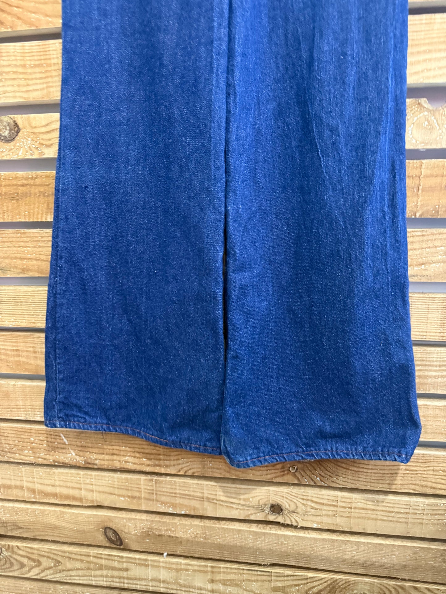 Vintage 70s flared jeans. Hippy/ Boho. Size UK10. Waist 30”