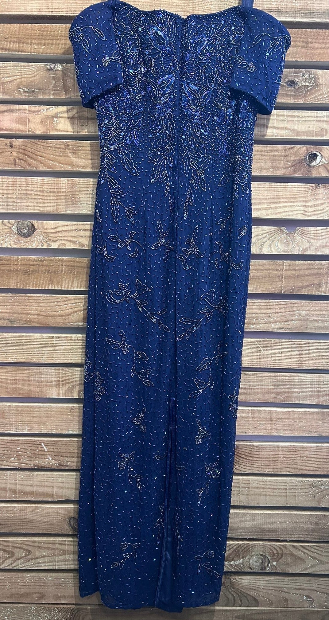 Vintage 80s sequin off the shoulder long maxi dress. Party/ Christmas/ New Year/ Festival. Size 12