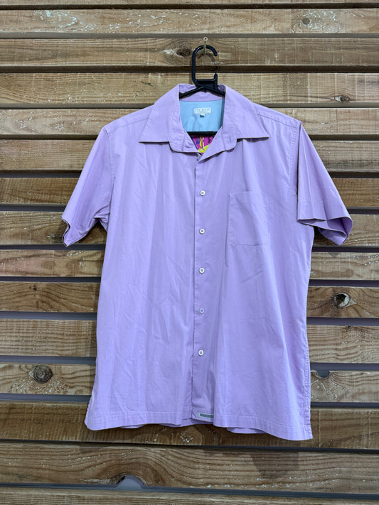 Ted Baker short sleeved shirt. Lilac. Size Large.