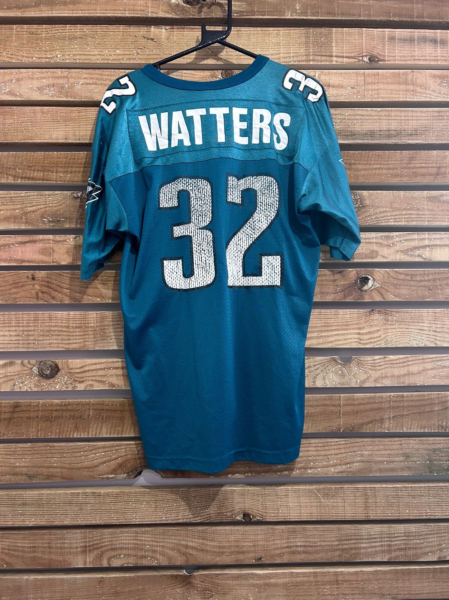 Vintage 90s Champion Philadelphia Eagles “Watters, 32” NFL top/ jersey. Size Medium