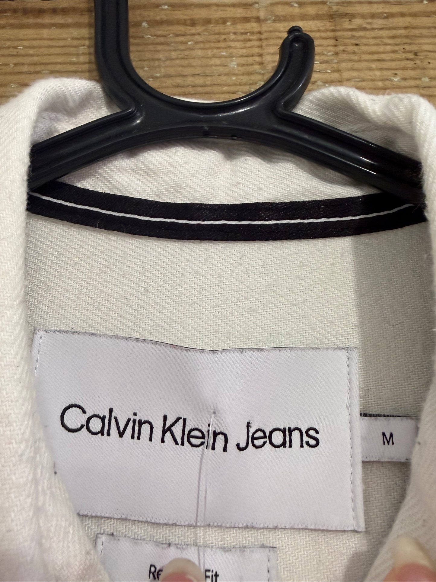 Calvin Klein cotton shirt/ shacket/ over shirt. Size Small. Medium.
