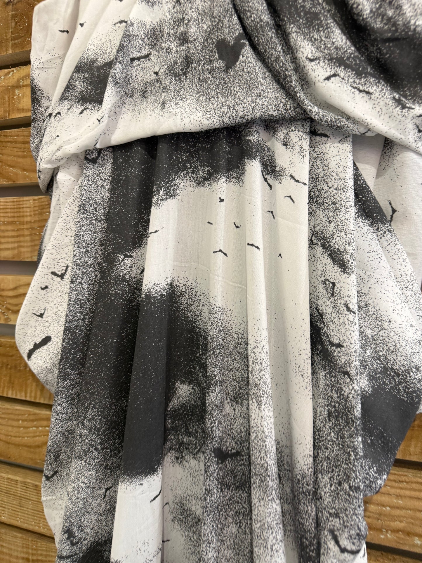 WeSC printed draped maxi dress. Summer/evening/wedding. Size small.