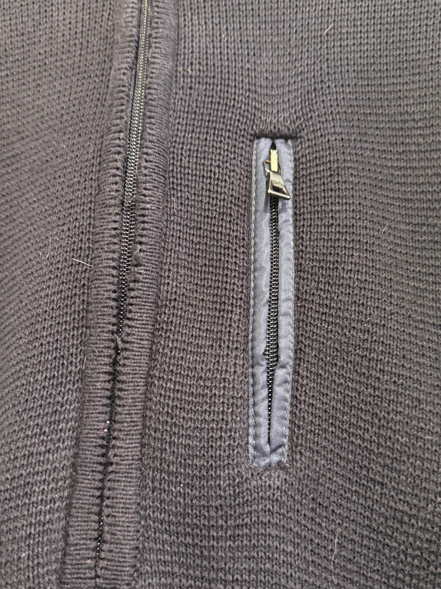 Vintage 90s Prada 1/4 zip knit jumper/ sweater. Size Large.