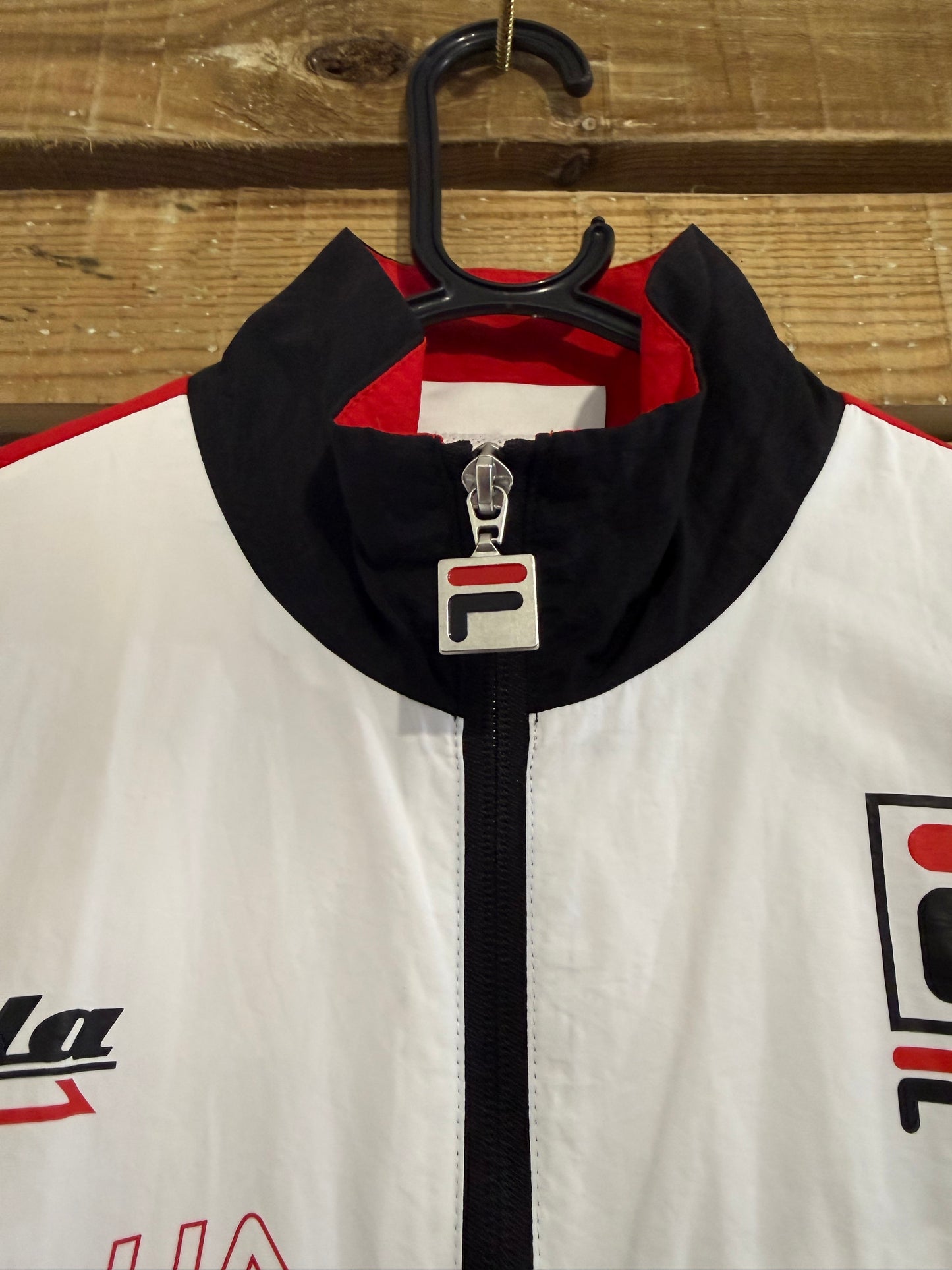 Vintage Y2K Fila racing jacket. Size Small. F1/ motorsports/ festival
