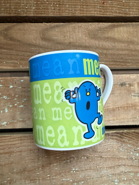 Vintage Y2K Mr Men - Mr Mean Mug.