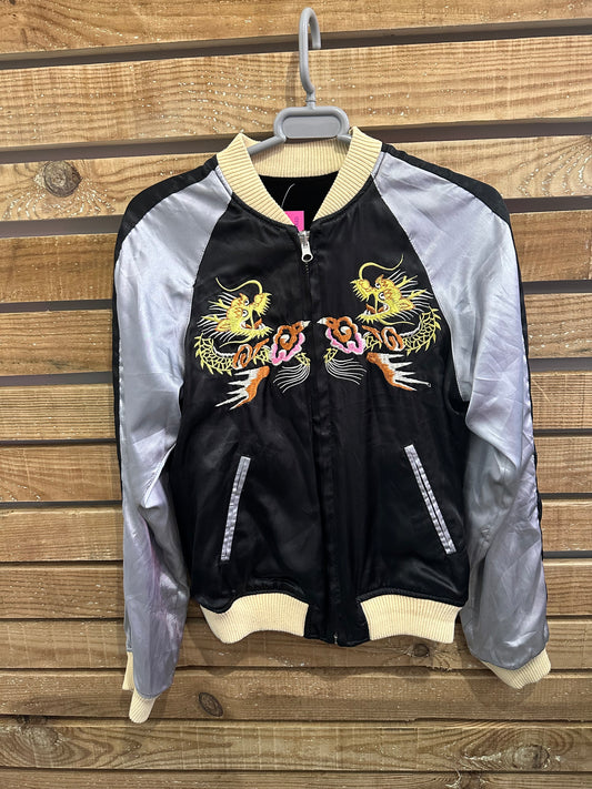 Vintage RARE 90s Reversible Japanese Sukajan/ Souvenir Jacket. Size Small.
