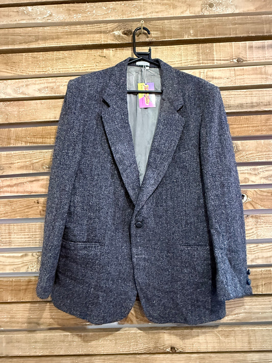 Vintage 80s Harris Tweed Blazer/ Jacket. Size 40” chest, small.