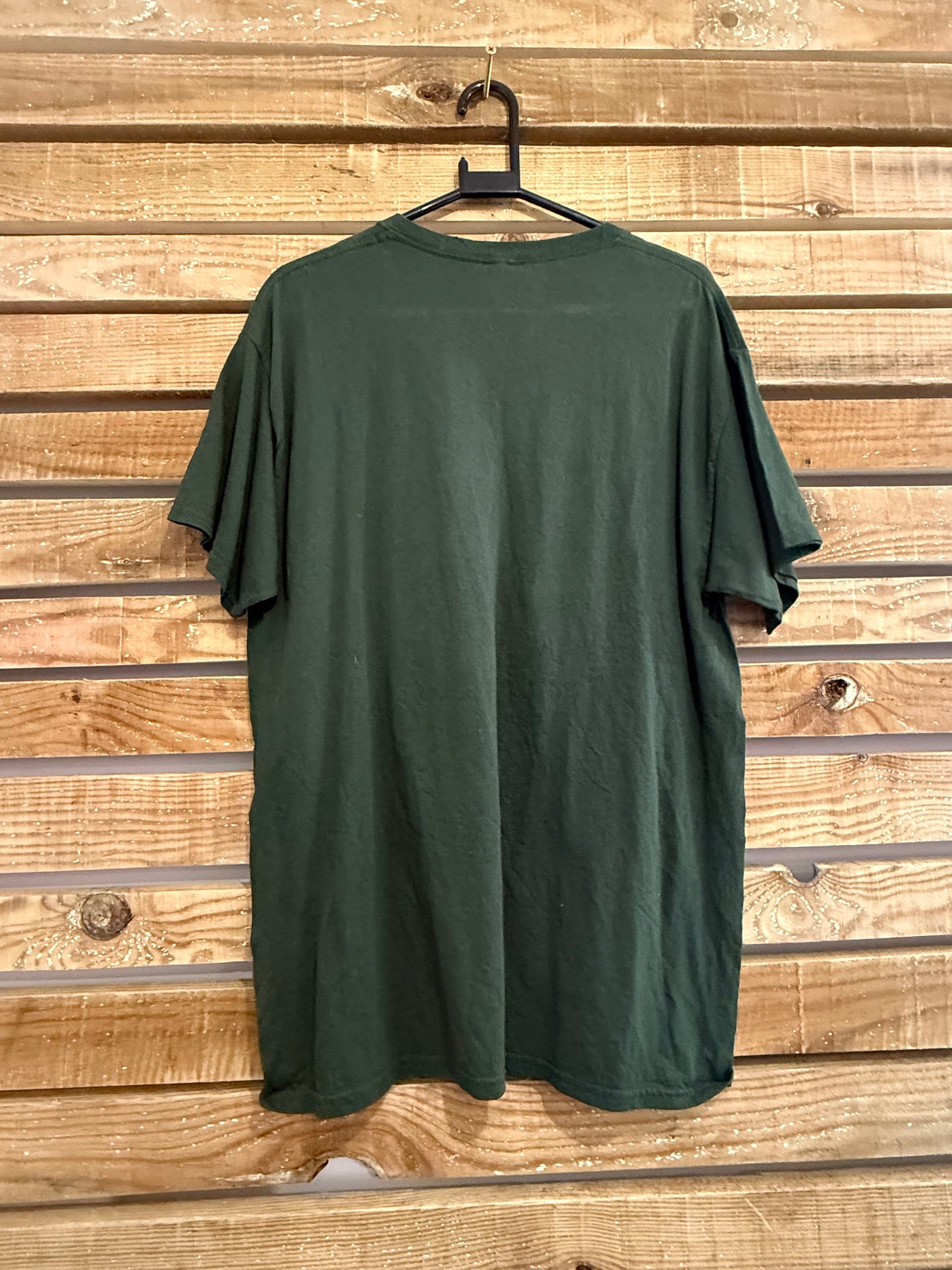 Vintage 90s Albany Indians USA American spell-out t-shirt. Size Large