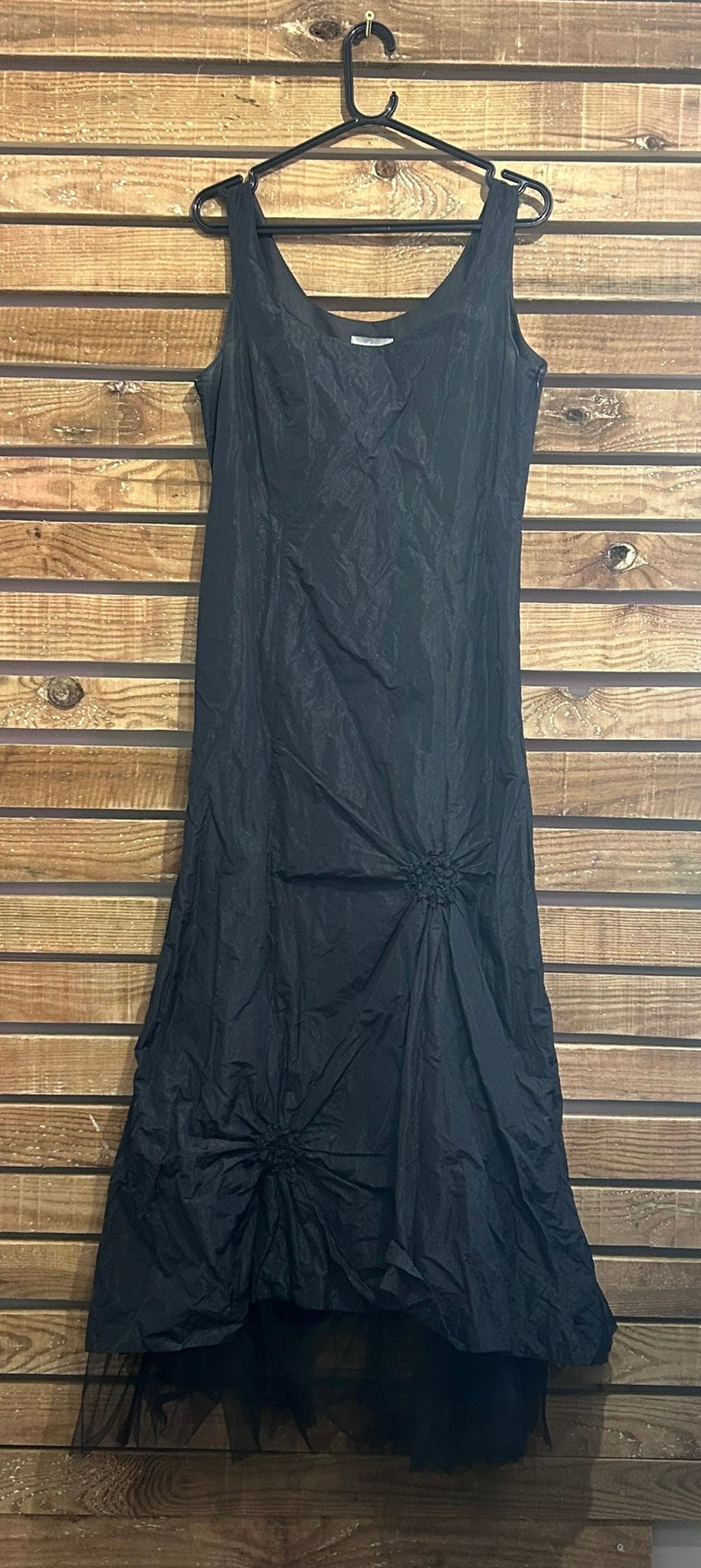 Vintage Y2K Steilmann ruched maxi dress. Evening. Size 10-12