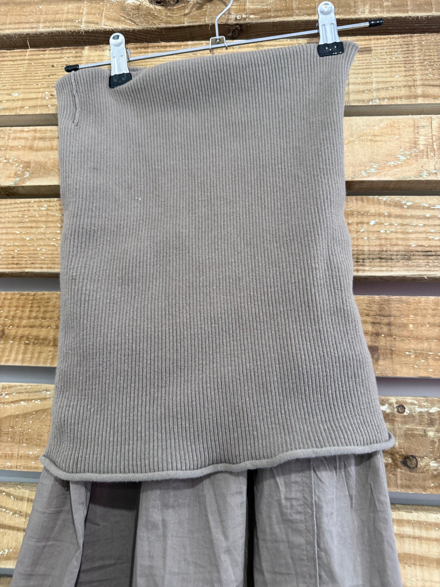 AllSaints strapless Tegan hybrid bodycon maxi dress. Summer. UK4.