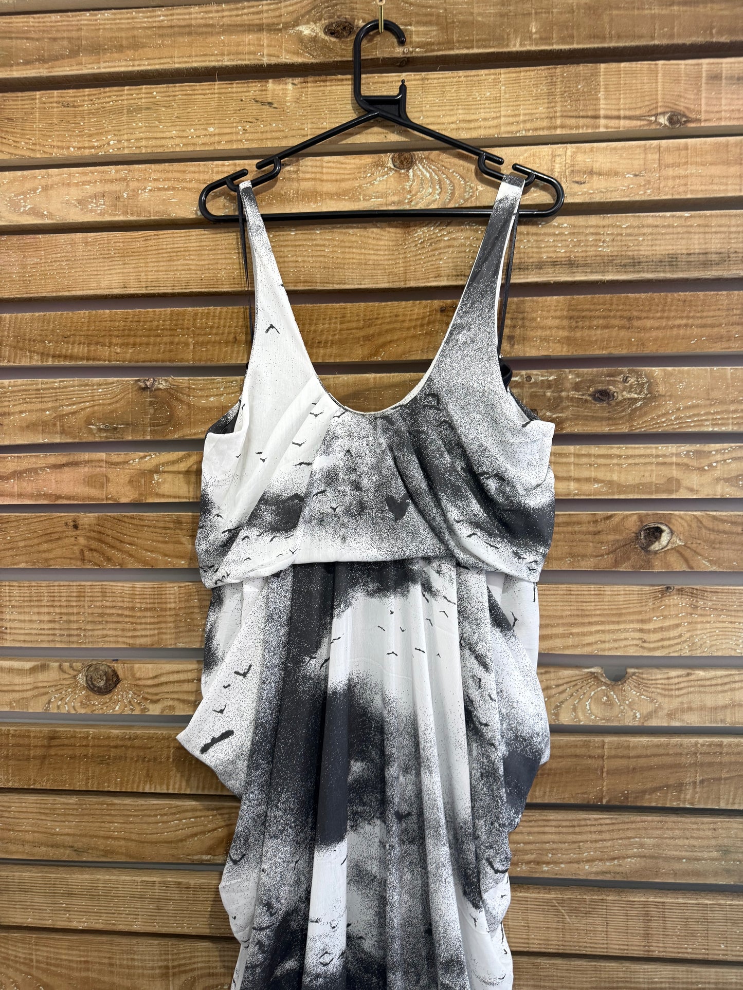 WeSC printed draped maxi dress. Summer/evening/wedding. Size small.