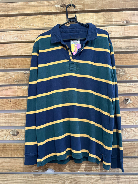 Fat Face Rugby Striped Shirt. Size XL.