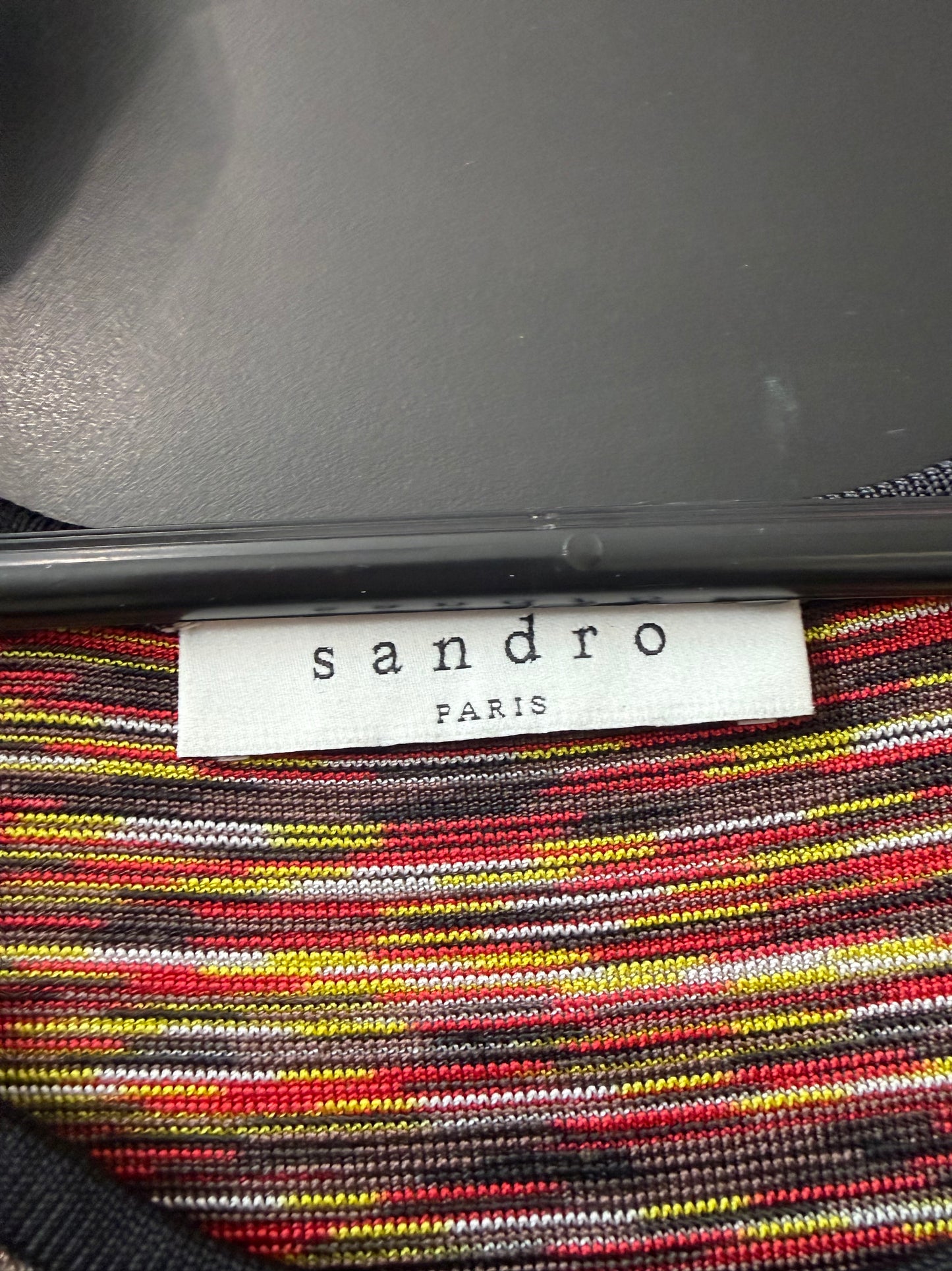 Sandro striped body con maxi dress. Summer/evening/wedding. Size 6-8