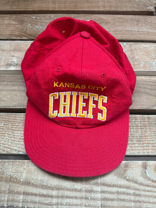 Vintage 90s Starter, Kansas City Chiefs NFL Cap/ Hat. One size.