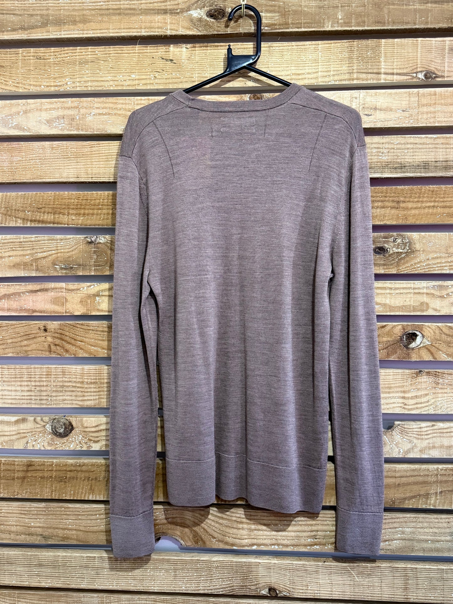 AllSaints lightweight knit jumper/ sweater. Brown. Size Large.