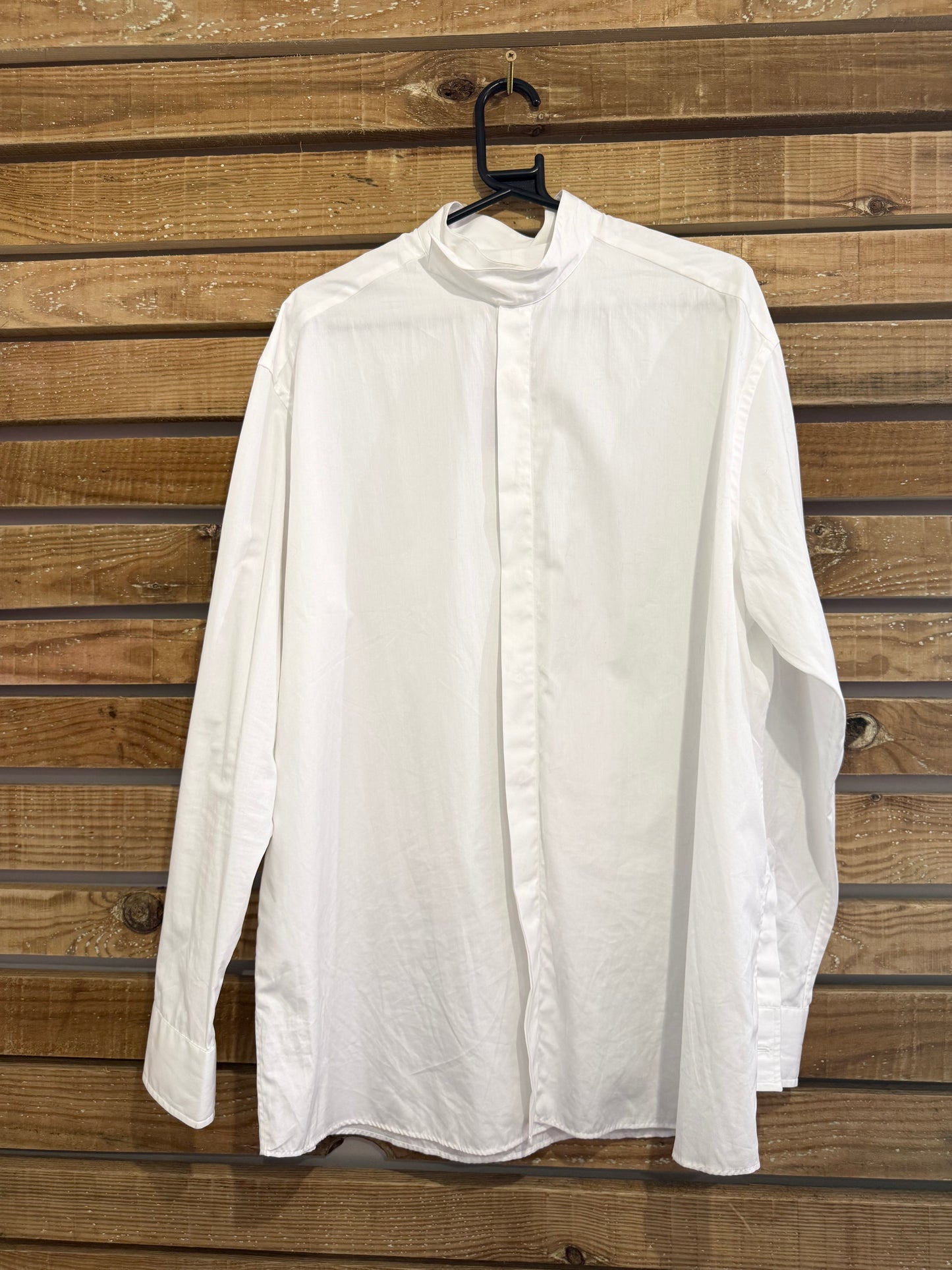 Dunhill Cotton shirt, white. Free sizing.