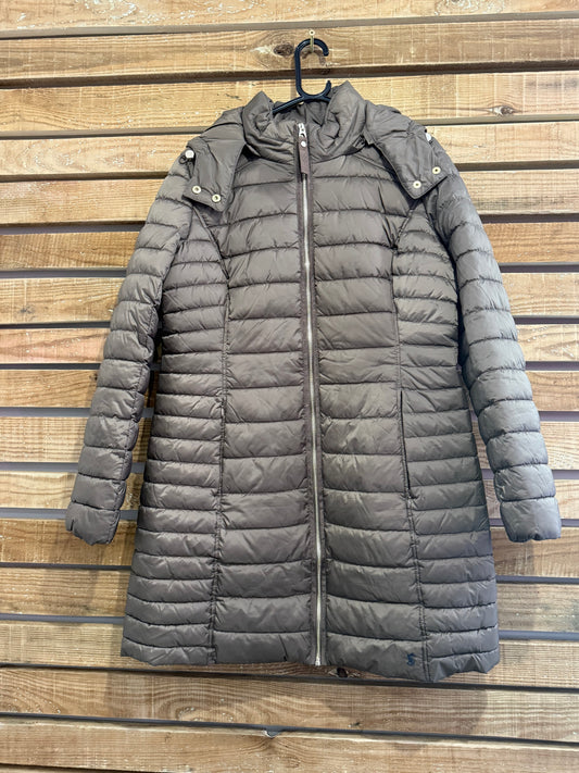 Joules puffer hooded outdoors Jacket/Coat. Brown. Size 14.