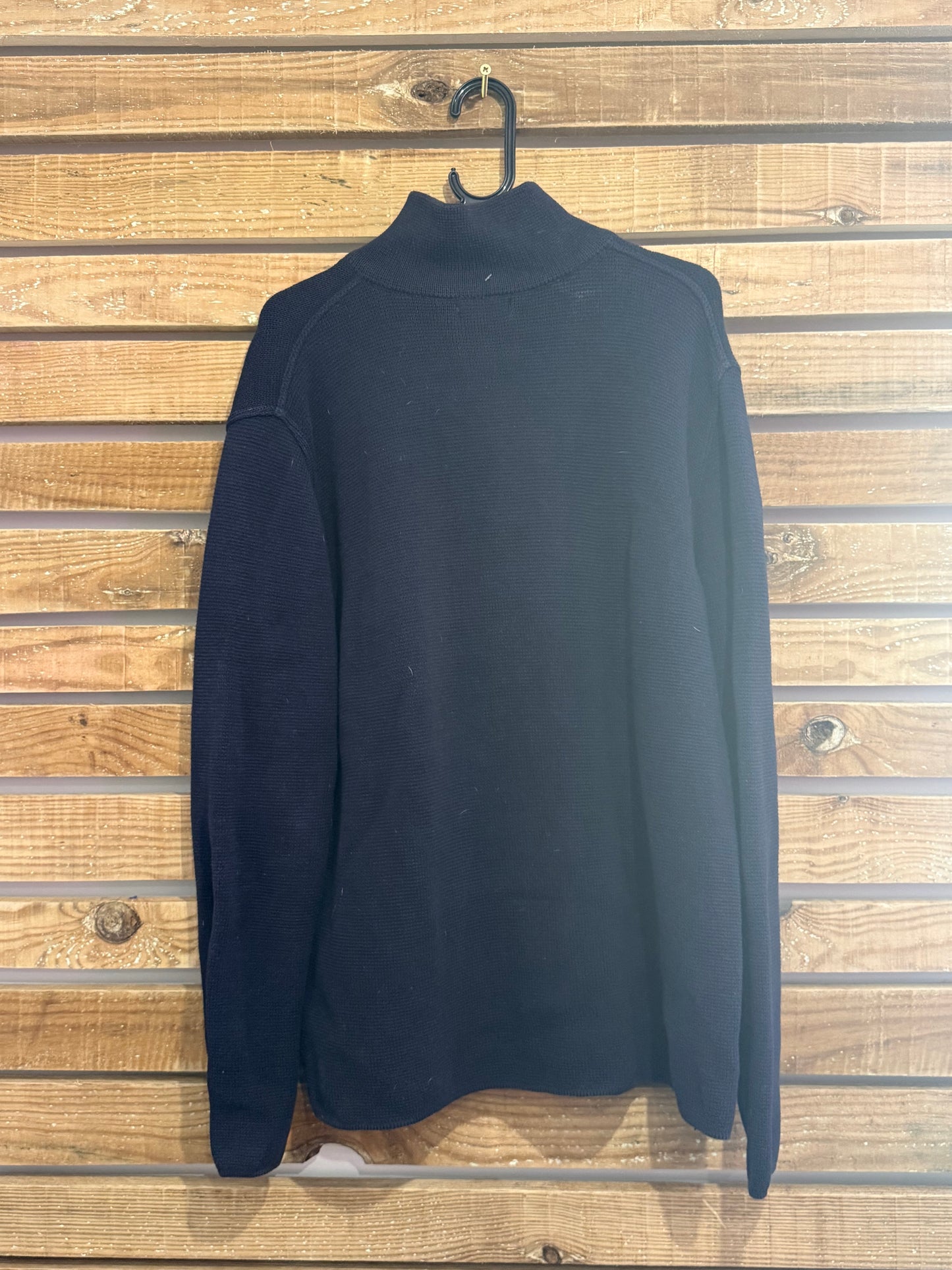 Vintage 90s Prada 1/4 zip knit jumper/ sweater. Size Large.