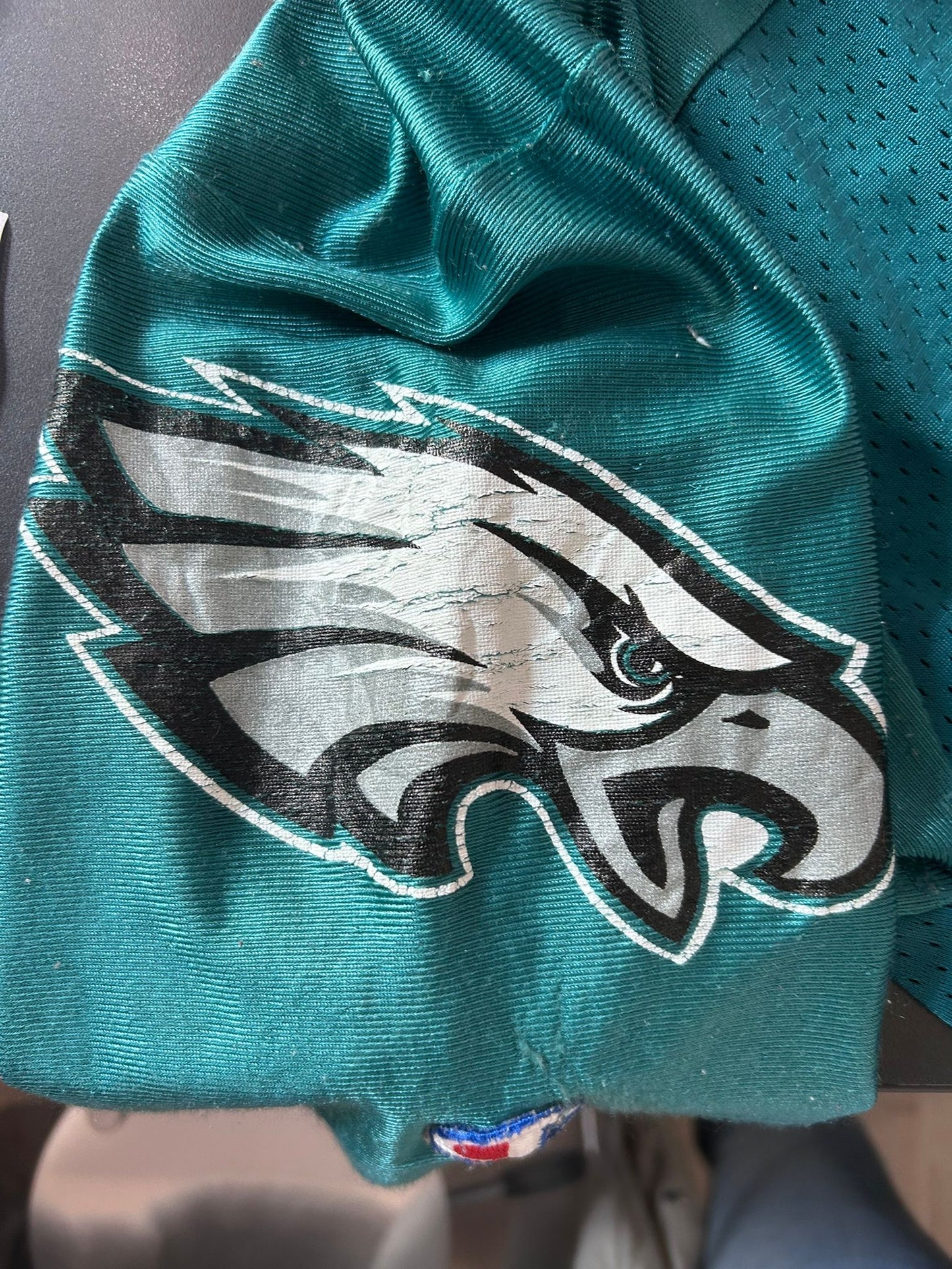 Vintage 90s Champion Philadelphia Eagles “Watters, 32” NFL top/ jersey. Size Medium