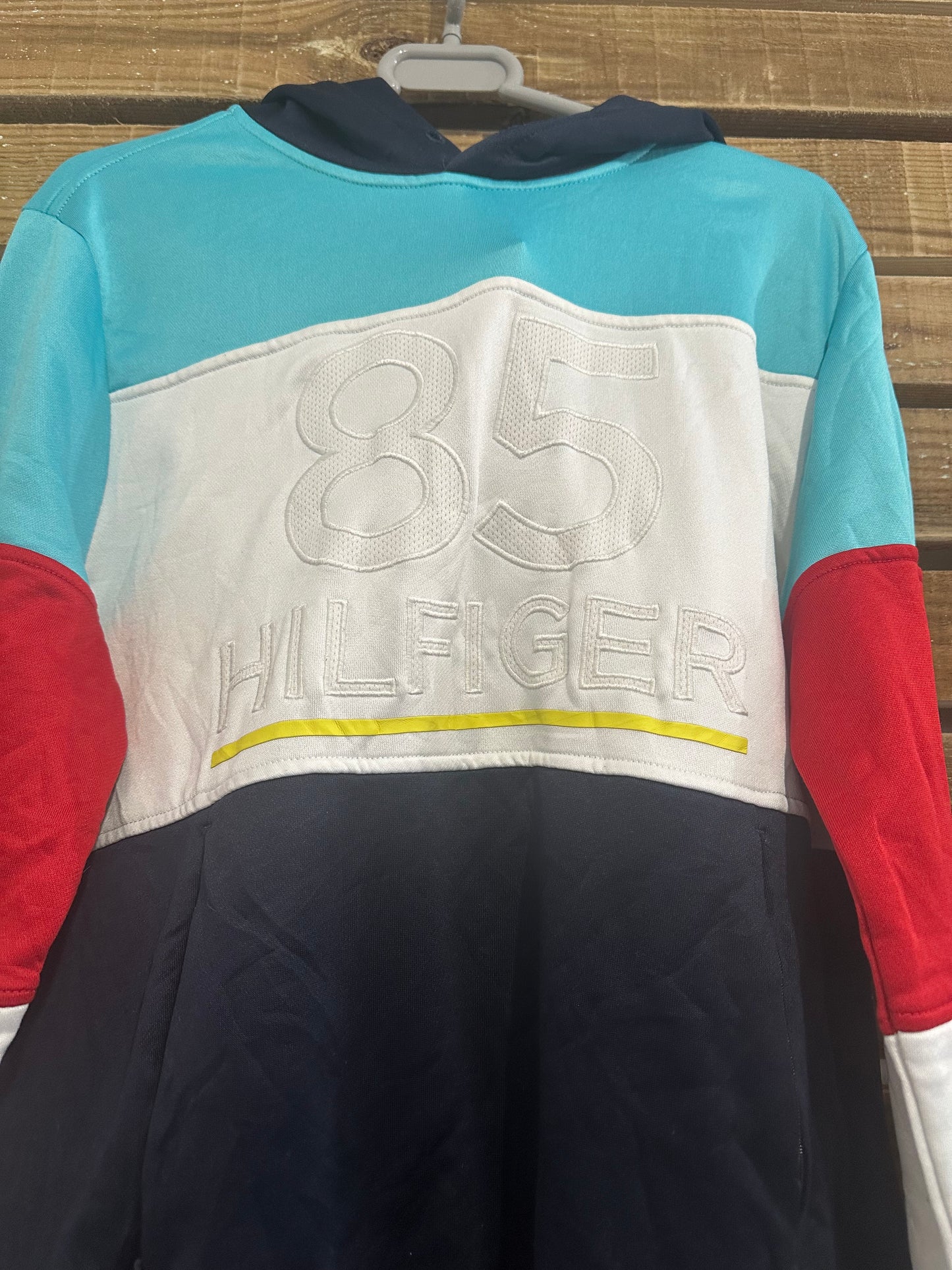Vintage Y2K Tommy Hilfiger Spell-out logo hoodie/ hooded sweater.