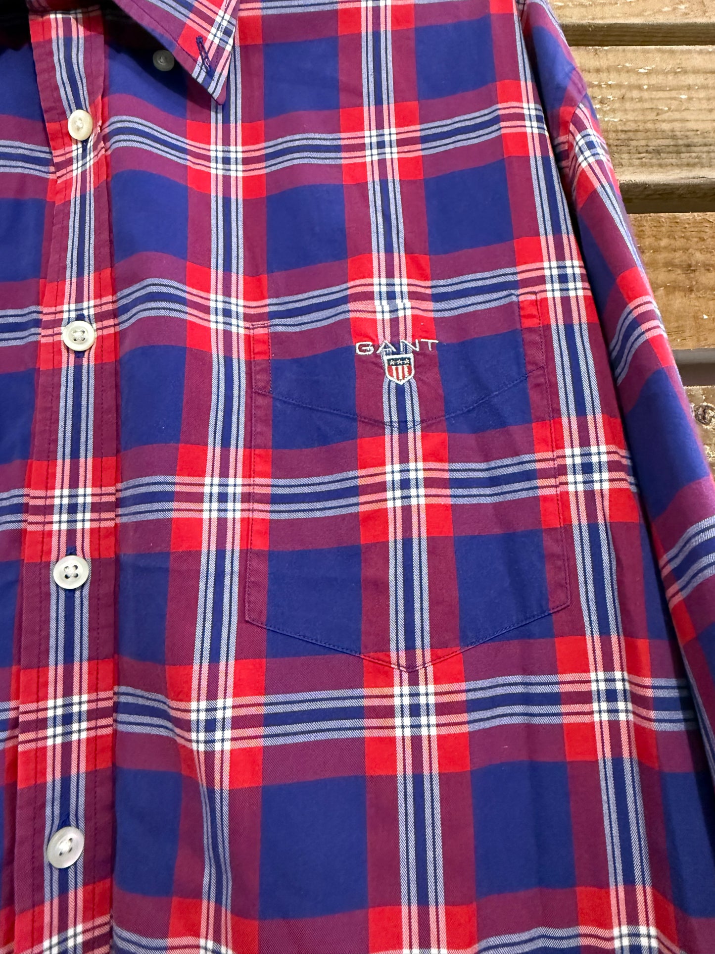 Gant checked tartan/ plaid button up shirt. Size XXL.