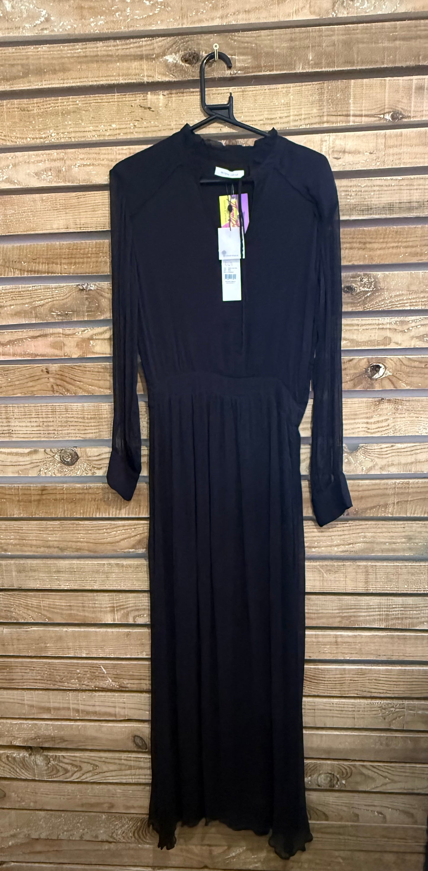 BNWT Second Female Violette maxi dress. Black. Size XS. Whimsy/ Goth/ fairycore. Summer.