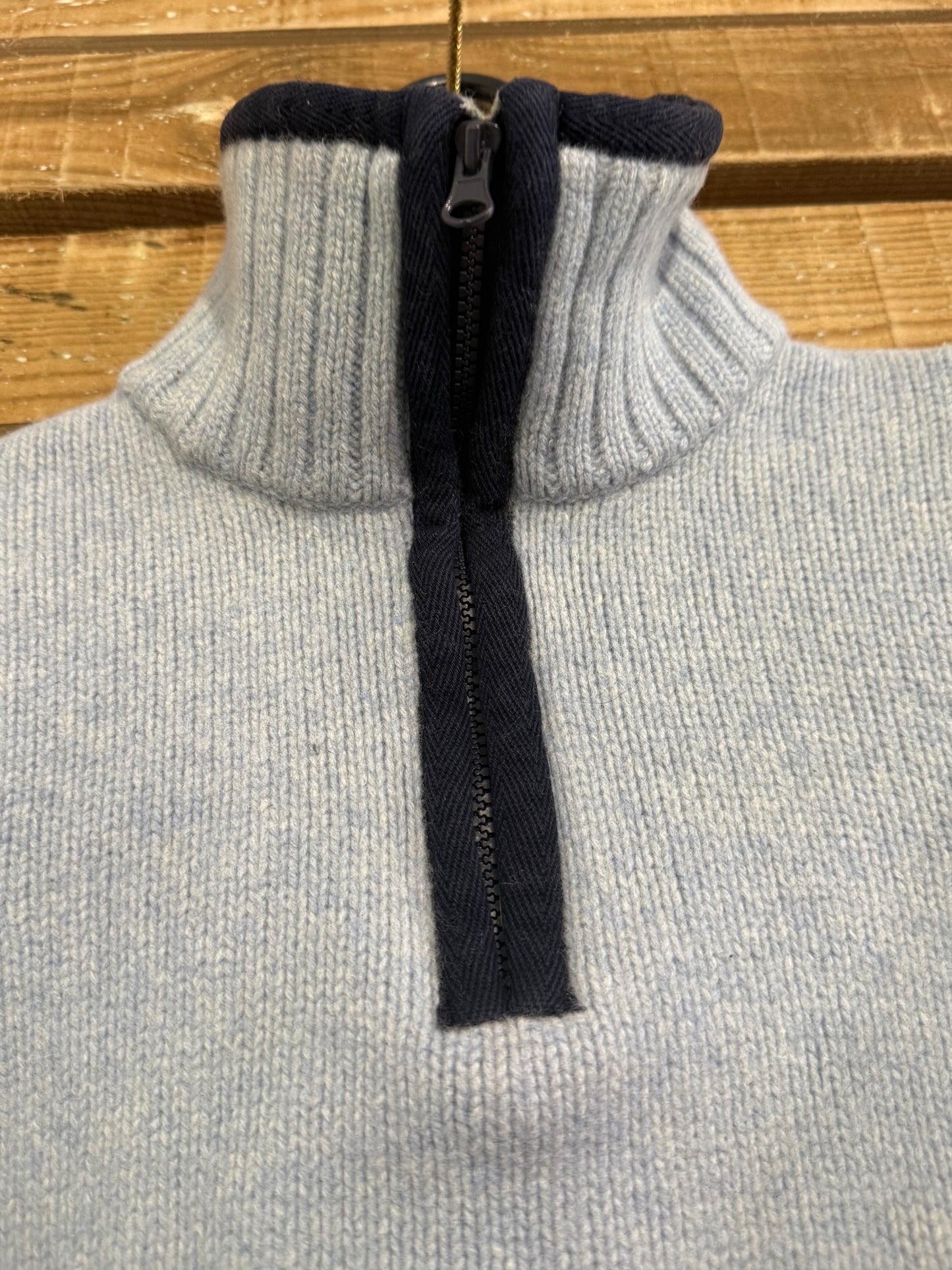 Vintage Y2K Napapijri RARE 1/4 zip knit jumper/ Sweater. Gorpcore/hiking.
