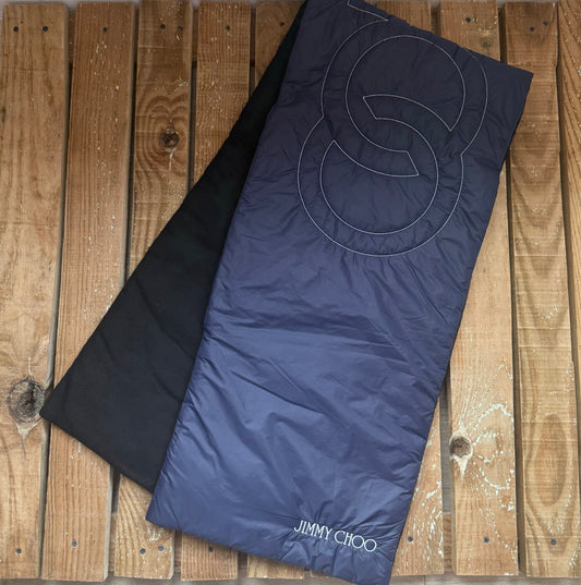 BNWOT Jimmy Choo Nala padded scarf. Navy.